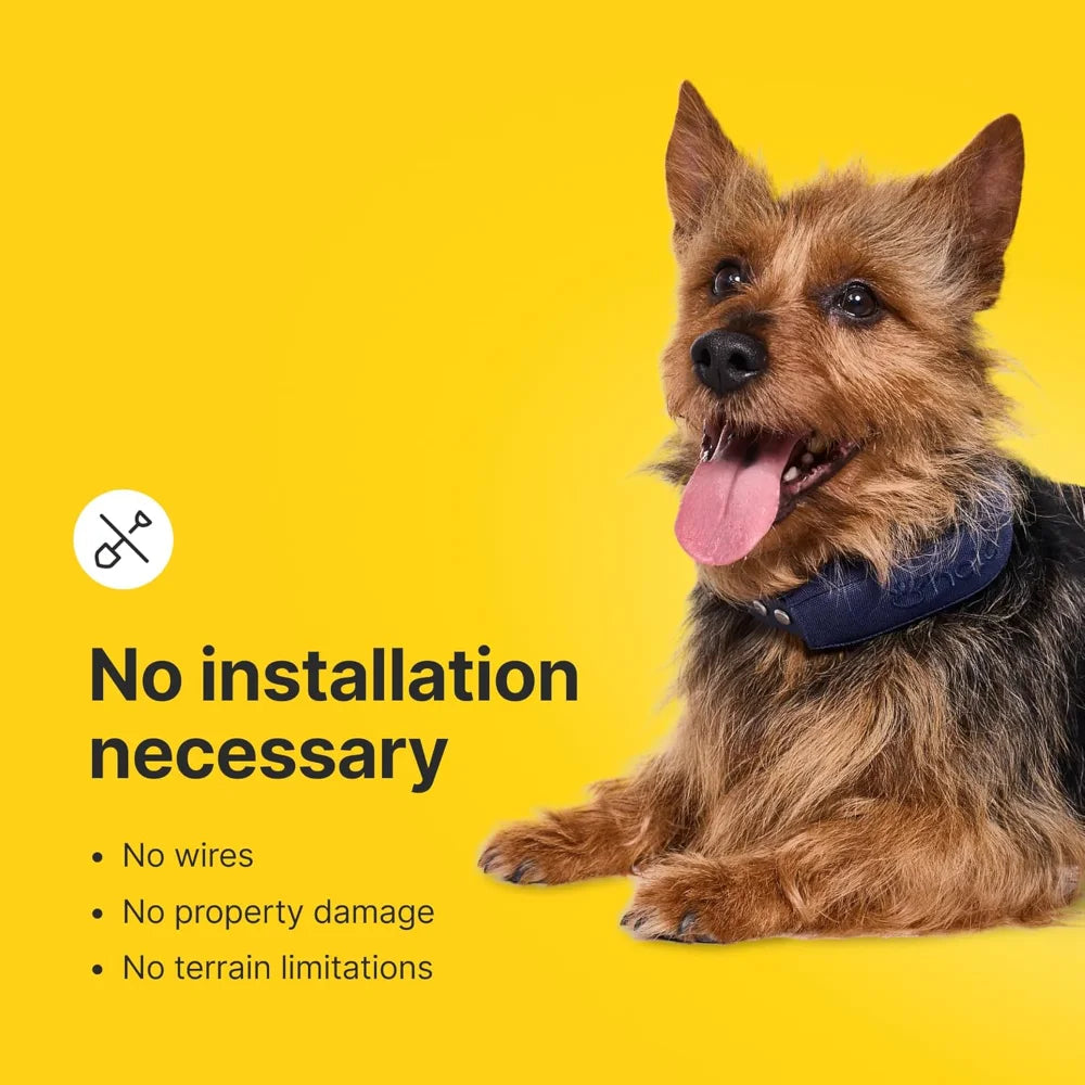 Collar 4, All New GPS Wireless Dog Fence & Training Collar with Real-Time Tracking, Waterproof, One Size (4 Colors)