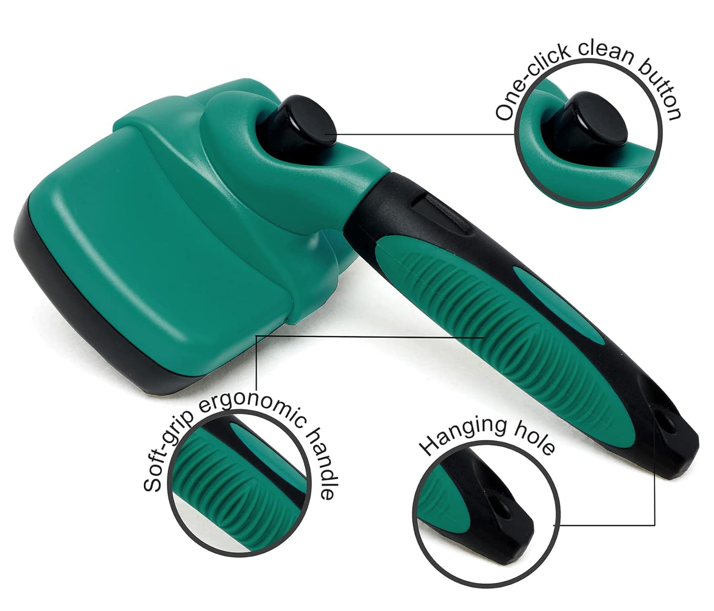Pets Self Cleaning Slicker Brush Grooming Comb Deshedding Tools for Dogs and Cats
