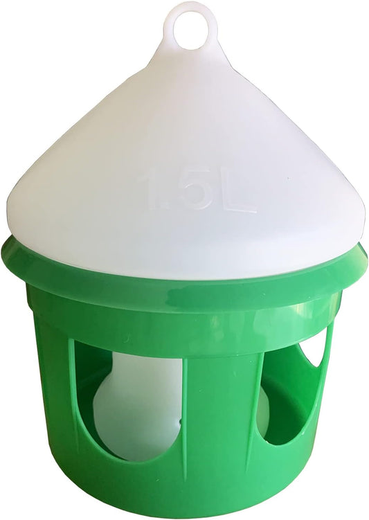 Pigeon Water Dispenser Drinker Bird Water Drinker Automatic Feeders Water Dispenser Dove Drinker Chicken Duck Quail (1.5L)