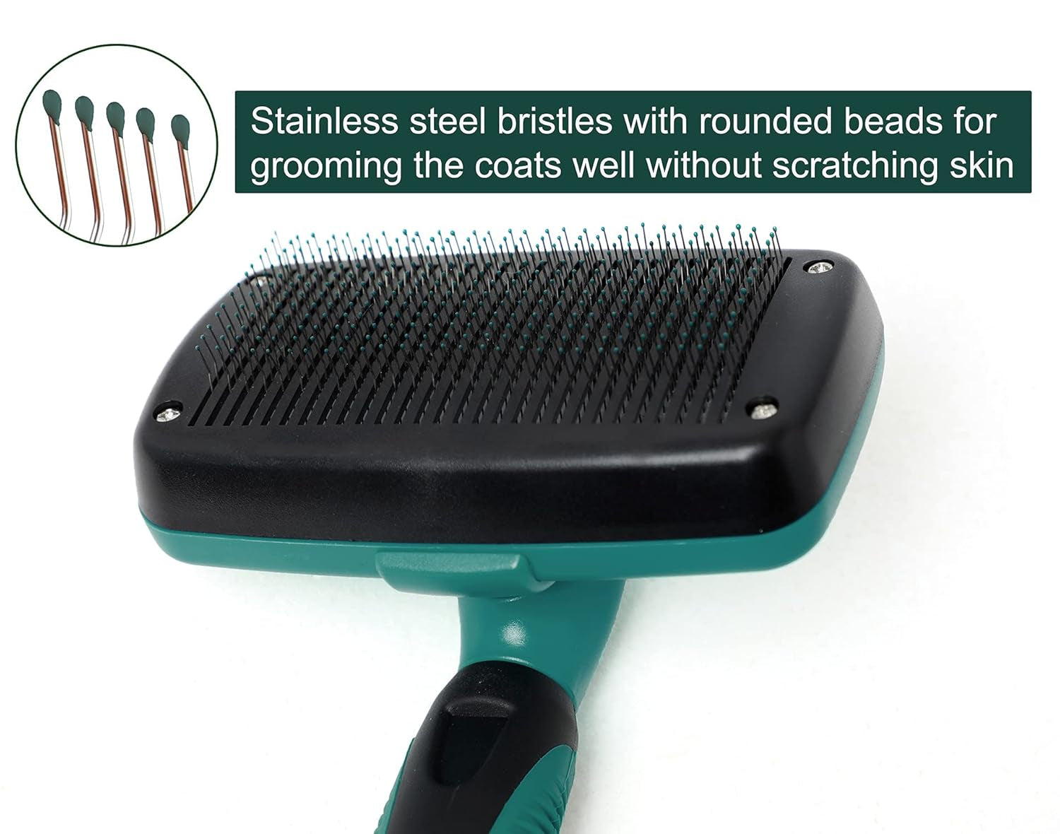 Pets Self Cleaning Slicker Brush Grooming Comb Deshedding Tools for Dogs and Cats