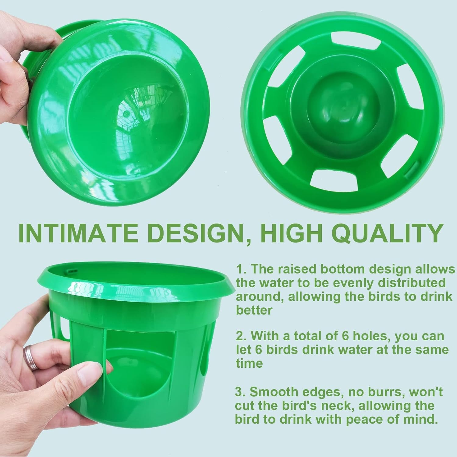 Pigeon Water Dispenser Drinker Bird Water Drinker Automatic Feeders Water Dispenser Dove Drinker Chicken Duck Quail (1.5L)